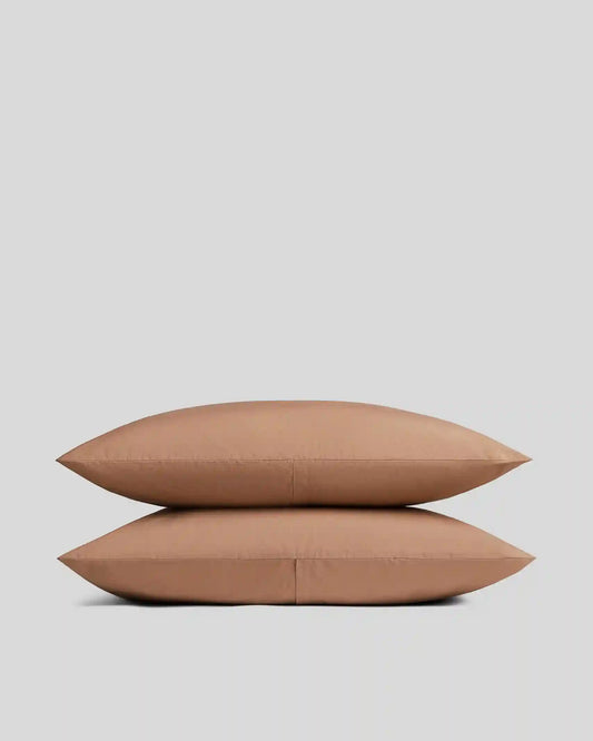 Brushed Cotton Pillowcase Set (Adobe)