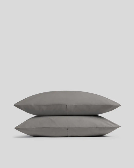 Brushed Cotton Pillowcase Set (Pebble)