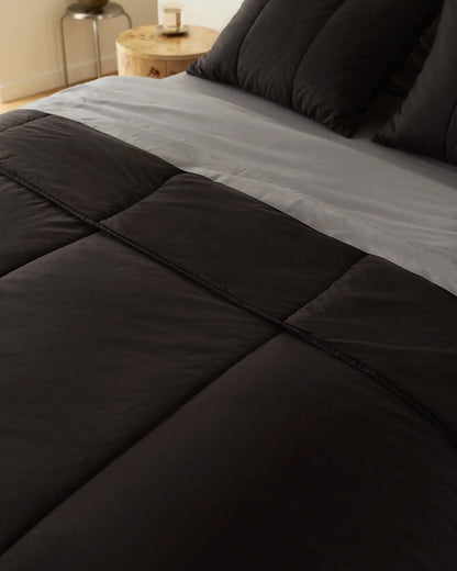 Brushed Cotton Quilt (Onyx)