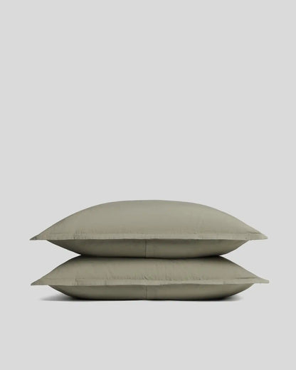 Brushed Cotton Sham Set (Moss)