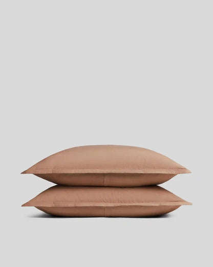 Brushed Cotton Sham Set (Adobe)