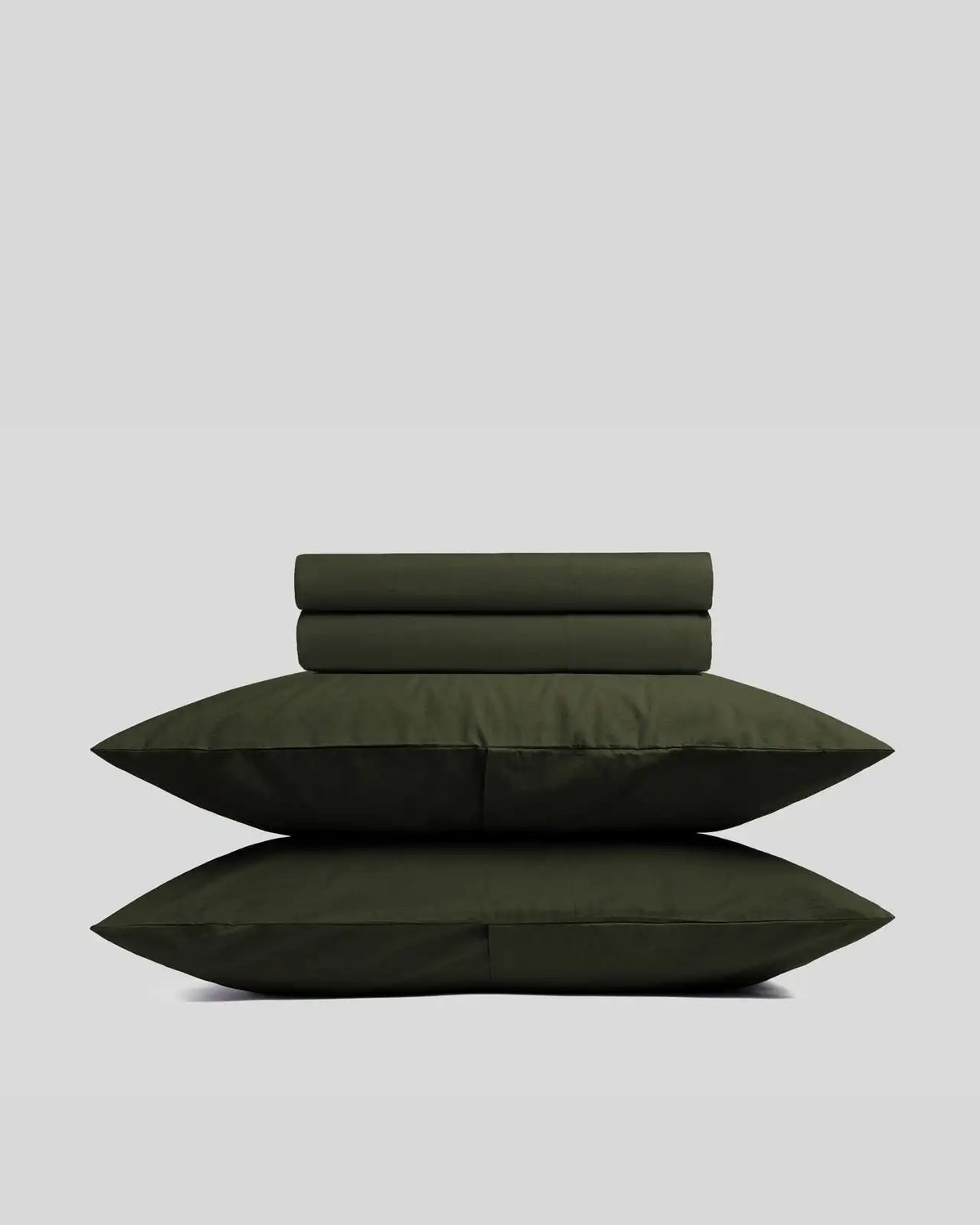 Brushed Cotton Sheet Set - Evergreen F/Q