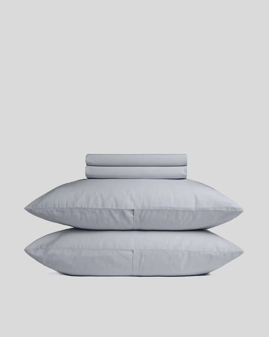 Brushed Cotton Sheet Set - Sky F/Q