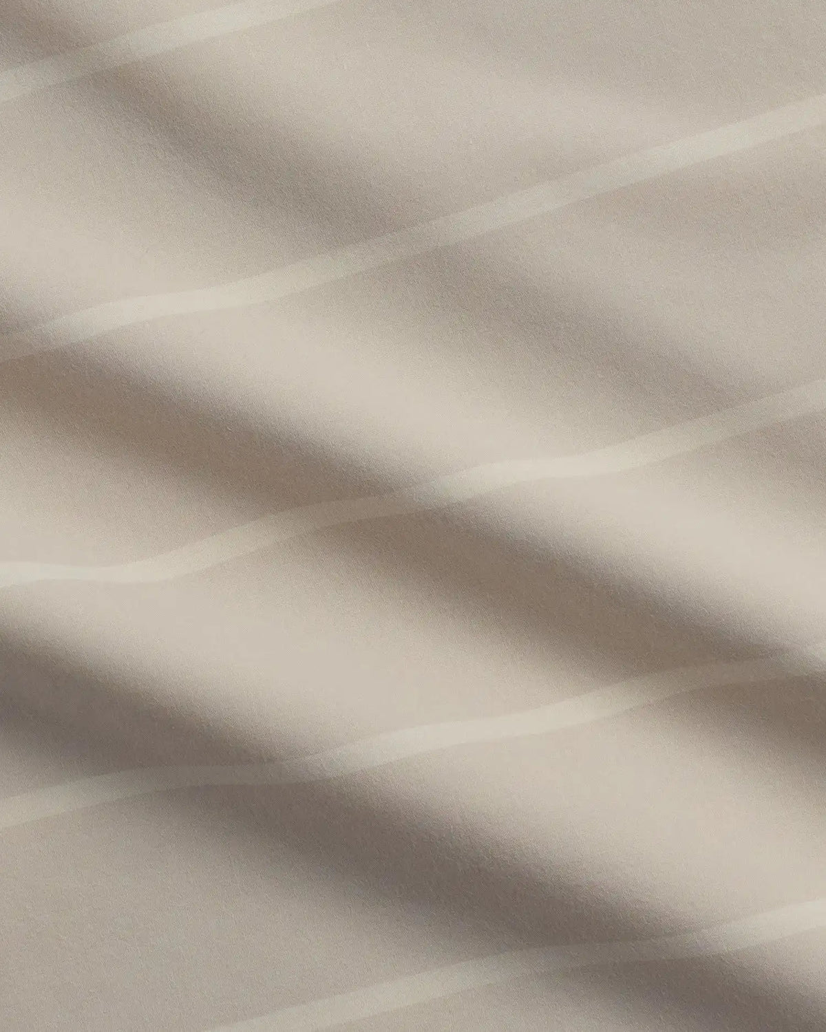 Brushed Cotton Sham Set (Bone Stripe)