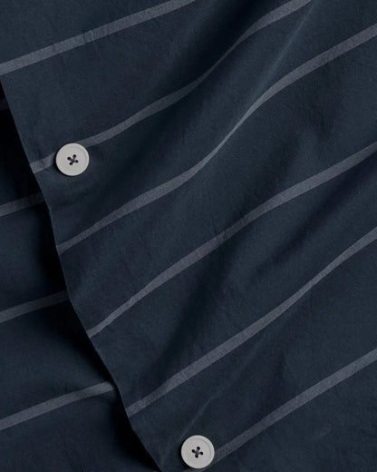 Brushed Cotton Duvet Cover (Dusk Stripe)