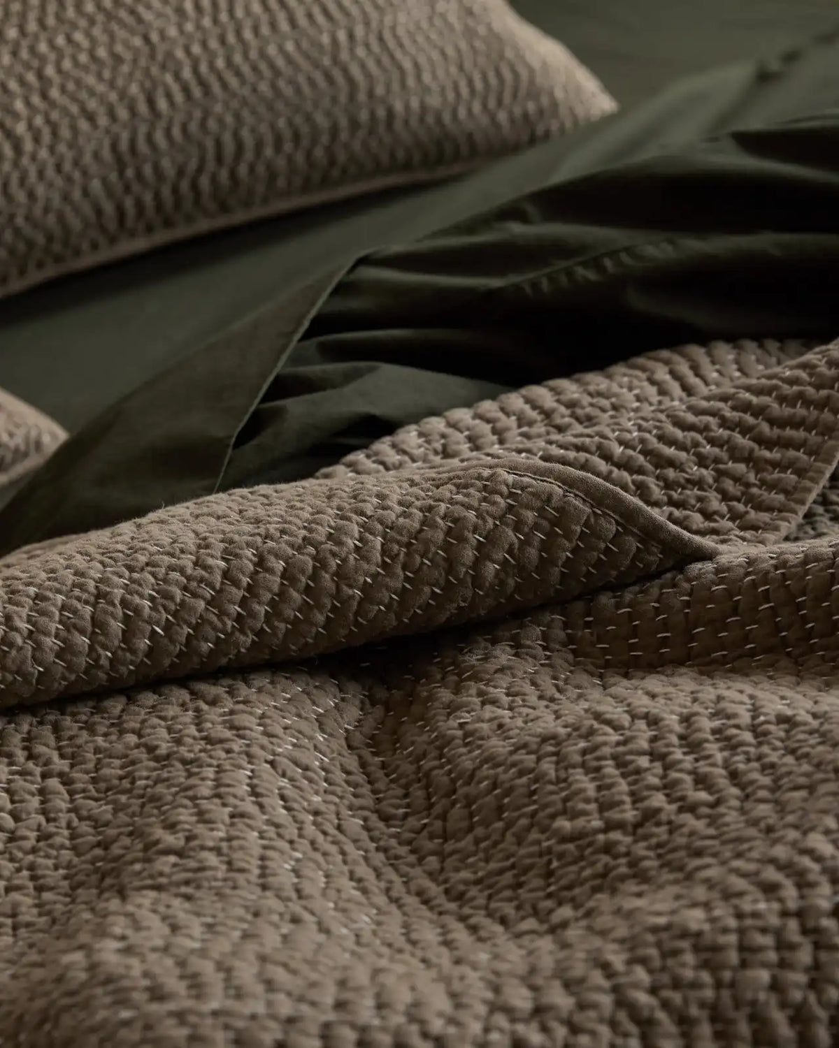 Brushed Cotton Top Sheet (Evergreen)
