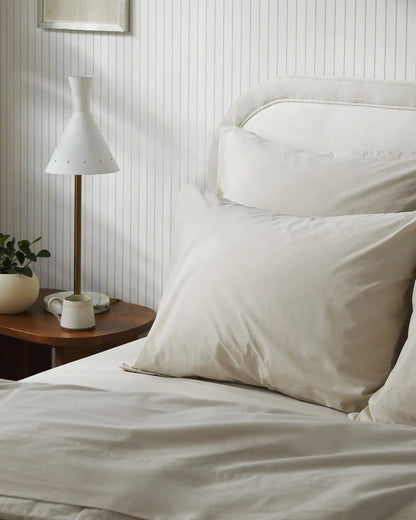 Brushed Cotton Venice Set - Bone F/Q