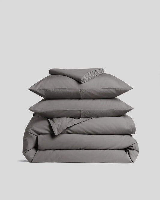 Brushed Cotton Venice Set - Pebble F/Q