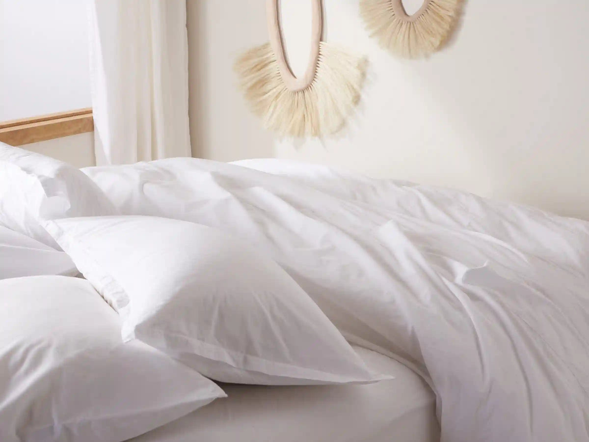 Brushed Cotton Venice Set - White F/Q