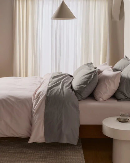 Brushed Cotton Euro Sham (Pebble)