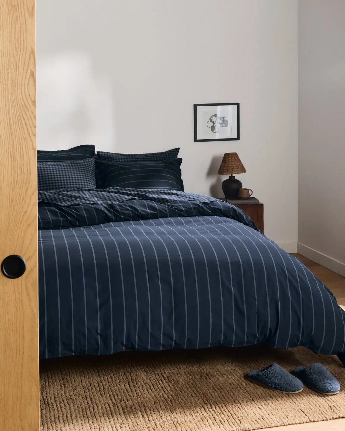 Brushed Cotton Bundle - Dusk Check/Stripe F/Q