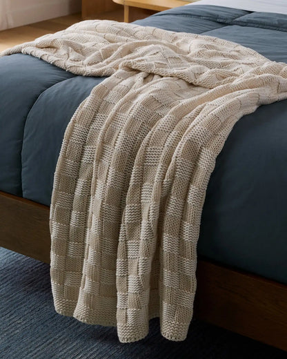 Basketweave Throw (Natural)