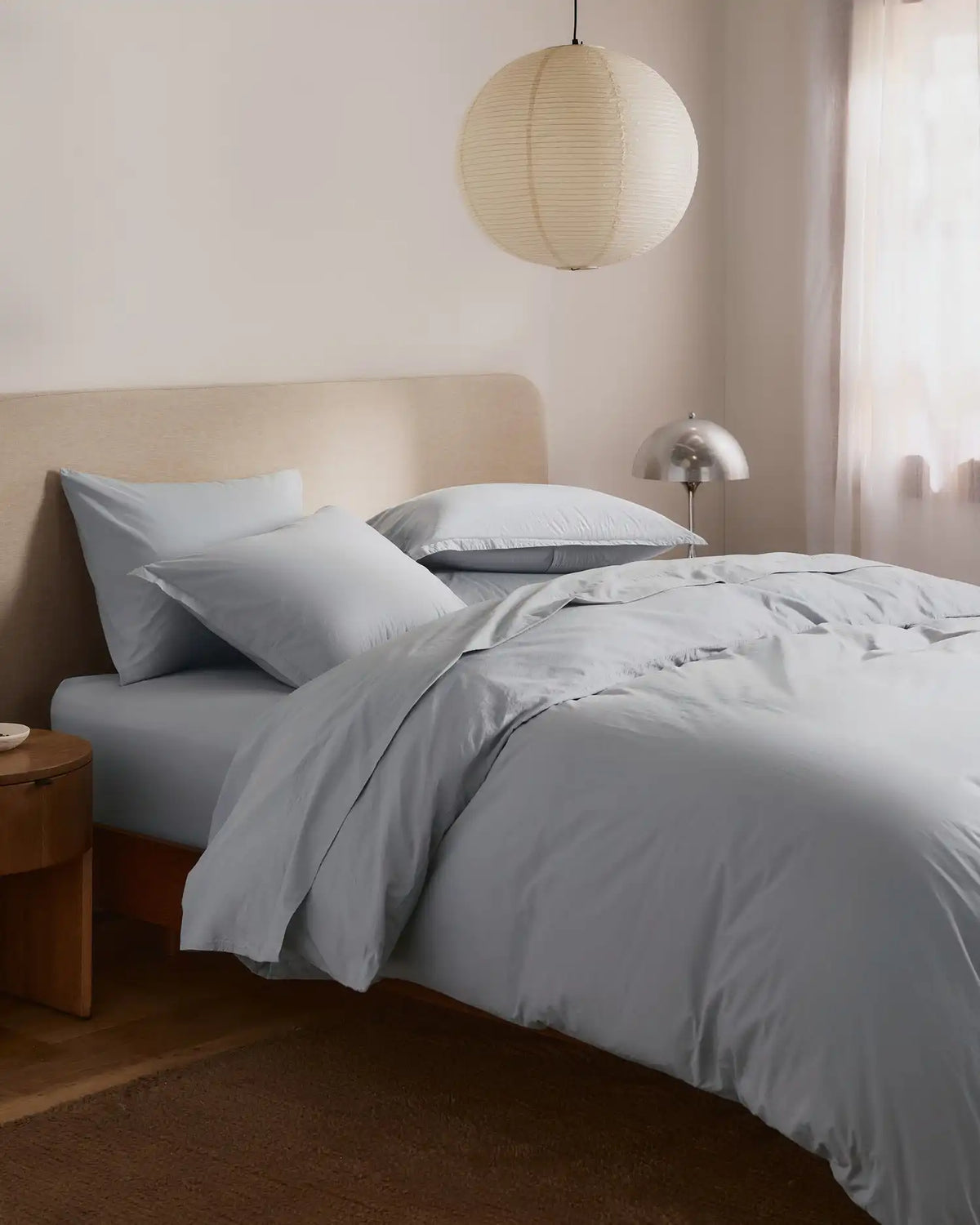 Brushed Cotton Sheet Set - Sky TW/XL