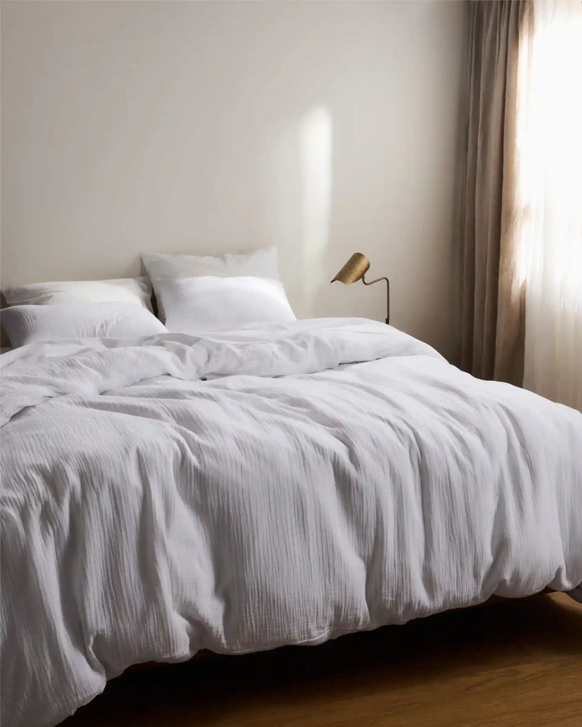 Organic Cloud Cotton Duvet Cover - FINAL SALE (White)
