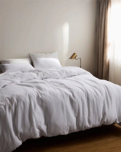 Organic Cloud Cotton Duvet Cover - FINAL SALE (White)