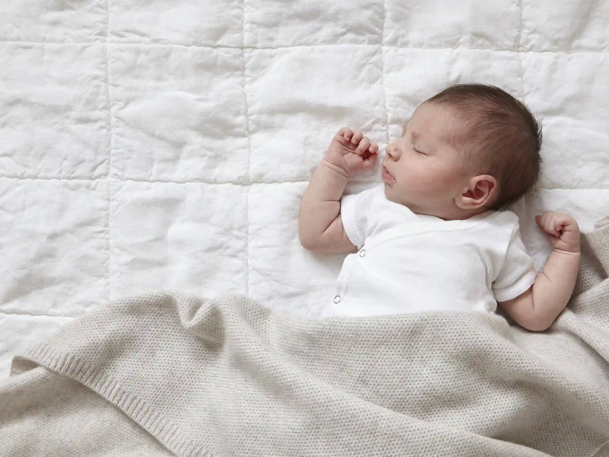 Cashmere Baby Blanket (Grey)