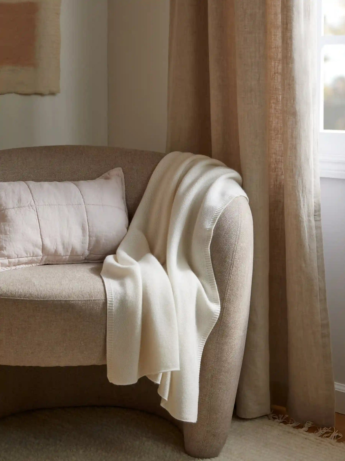 Cashmere Baby Blanket (Ivory)