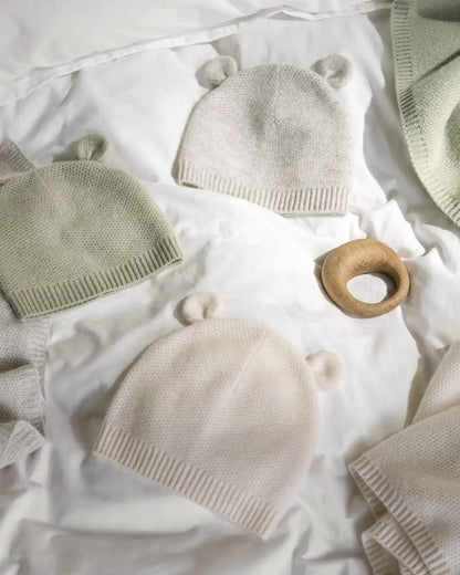 Cashmere Baby Hat (Grey)
