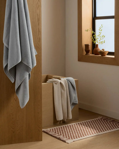 Organic Plush Towels (Sky)