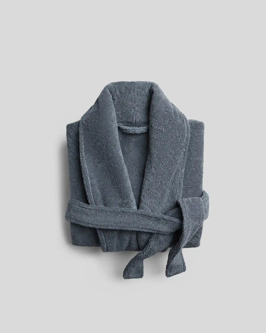Classic Turkish Cotton Robe - FINAL SALE (Dusk)