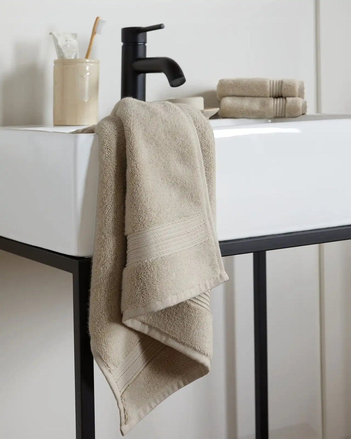 Classic Turkish Cotton Towels (Bone)
