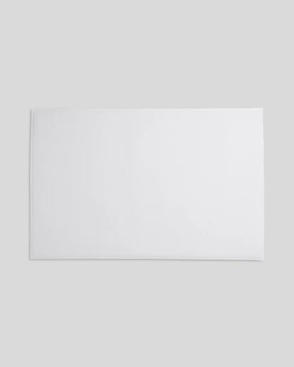 Classic Turkish Cotton Tub Mat (White)