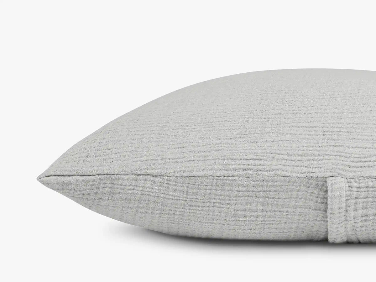 Organic Cloud Cotton Euro Sham - FINAL SALE (Smoke)