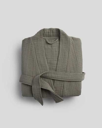 Cloud Cotton Robe (Moss)
