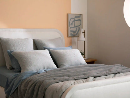 Organic Cloud Cotton Quilt - FINAL SALE (Steel and Smoke)