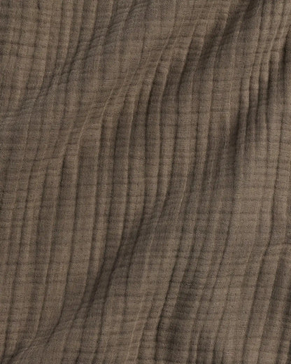Cloud Linen Gauze Throw (Warm Grey)