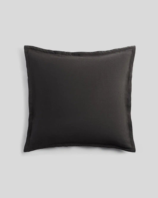 Linen Euro Sham (Onyx)