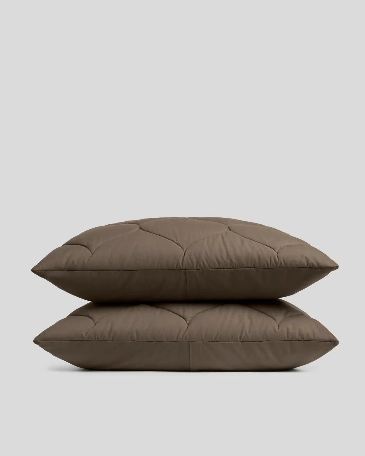 Cotton Drift Sham Set (Warm Grey)