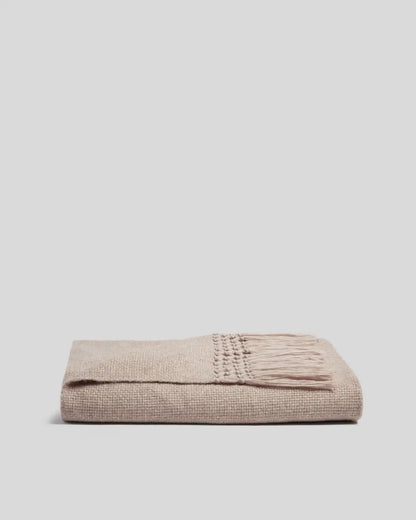 Cozy Alpaca Throw (Natural)
