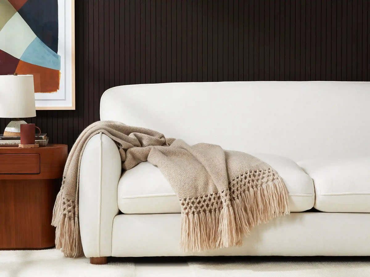 Cozy Alpaca Throw (Natural)