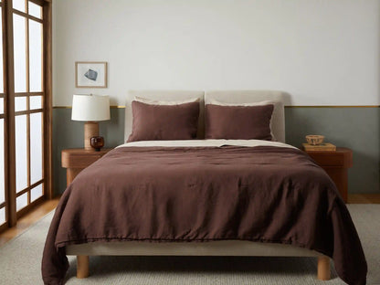 Everyday Linen Quilt - FINAL SALE (Raisin)