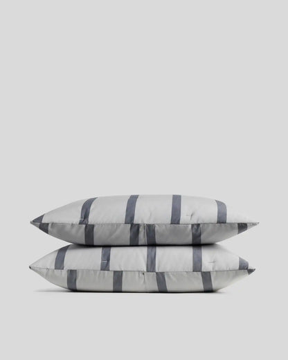 Field Stripe Sham Set (Sky Stripe)