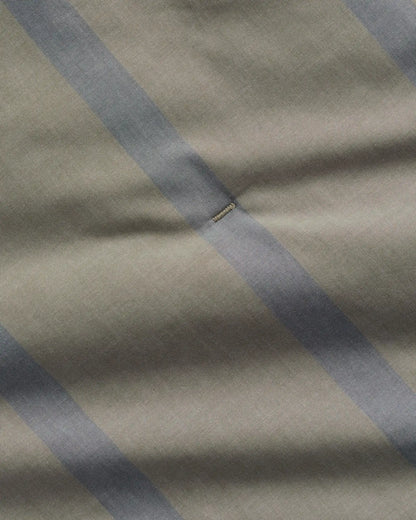 Field Stripe Comforter (Moss Stripe)