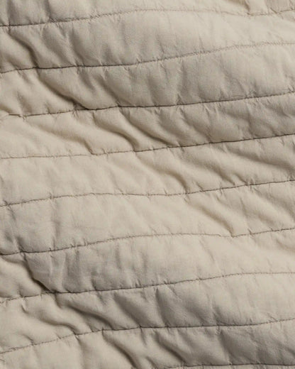 Garment Dyed Channel Body Pillow Cover - FINAL SALE (Bone)