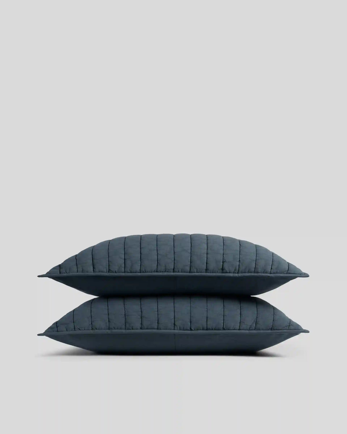 Garment Dyed Channel Sham Set - FINAL SALE (Dusk)