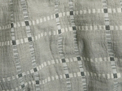 Grid Cotton Wool Coverlet - FINAL SALE (Moss)