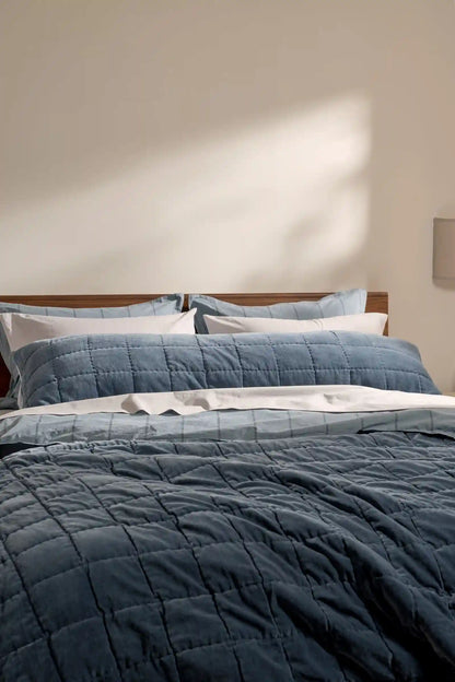Hand Stitched Velvet Body Pillow Cover (Dusk)
