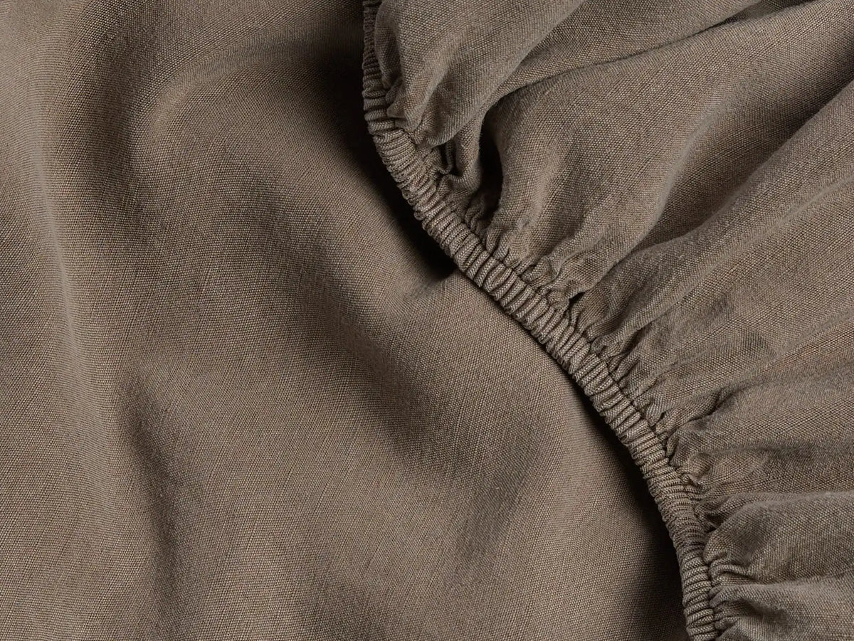 Linen Tencel Sheet Set - Warm Grey F/Q