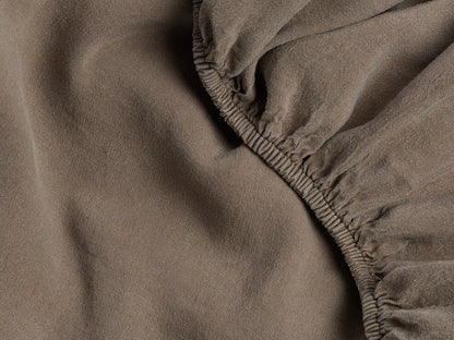 Linen Tencel Sheet Set - Warm Grey F/Q