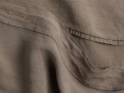 Linen Tencel Duvet Cover Set - Warm Grey F/Q