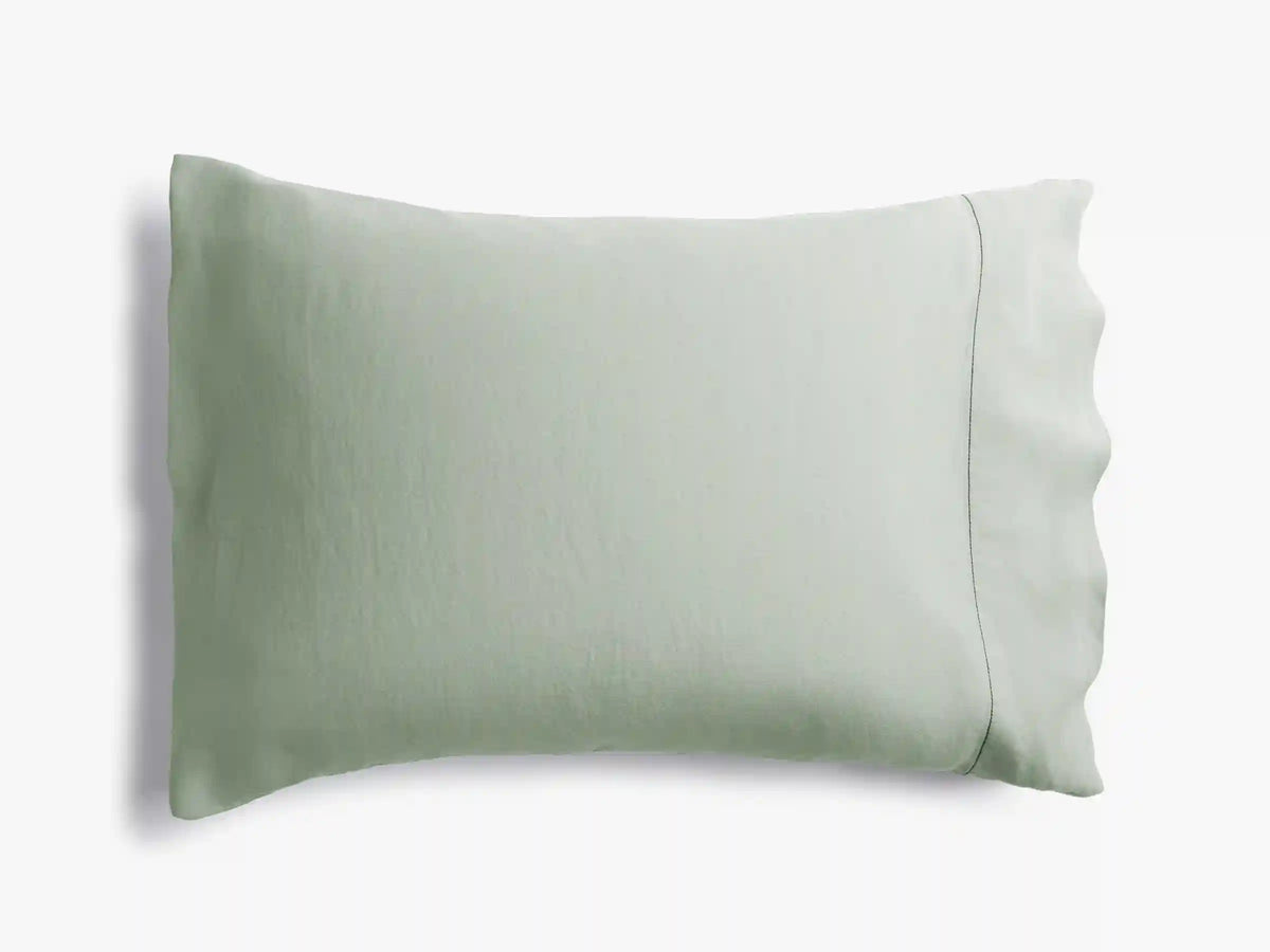 Linen Tencel Pillowcase Set - FINAL SALE (Sage)