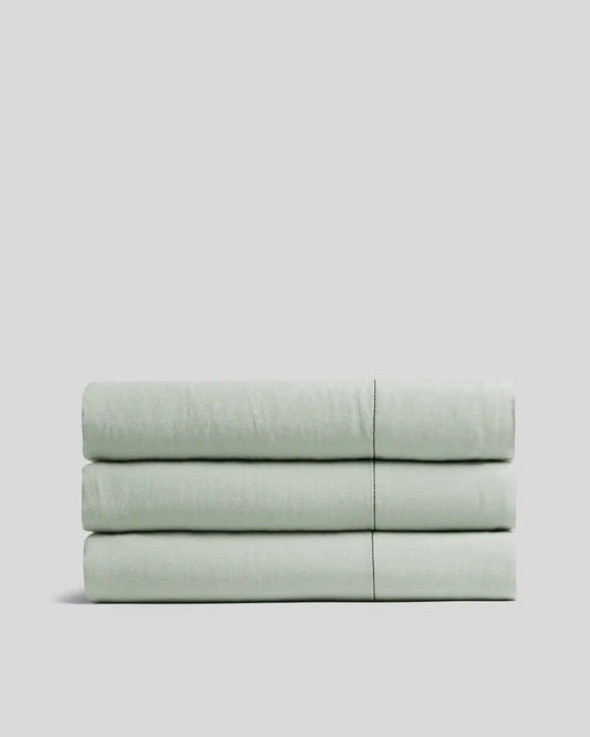 Linen Tencel Top Sheet - FINAL SALE (Sage)
