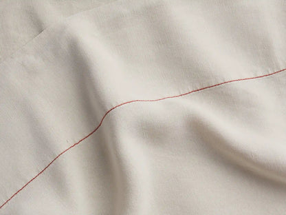 Linen Tencel Sham Set - FINAL SALE (Bone with Canyon)