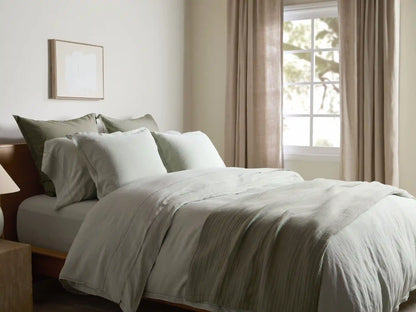 Linen Tencel Pillowcase Set - FINAL SALE (Sage)