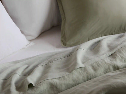 Linen Tencel Top Sheet - FINAL SALE (Sage)