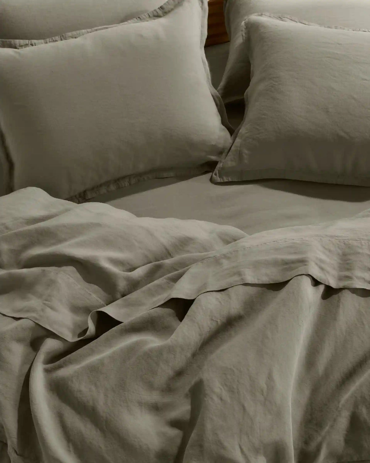 Linen Tencel Sham Set - FINAL SALE (Moss)